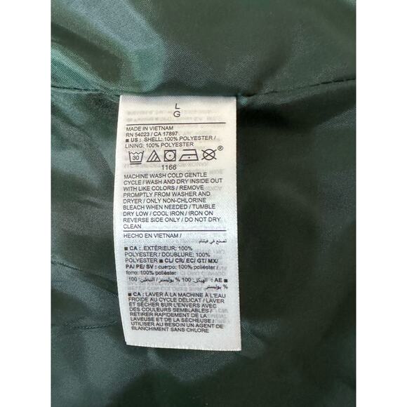 Emerald Green Velvet Long Blazer Size Large Holiday Christmas Party Old Navy - Picture 7 of 15